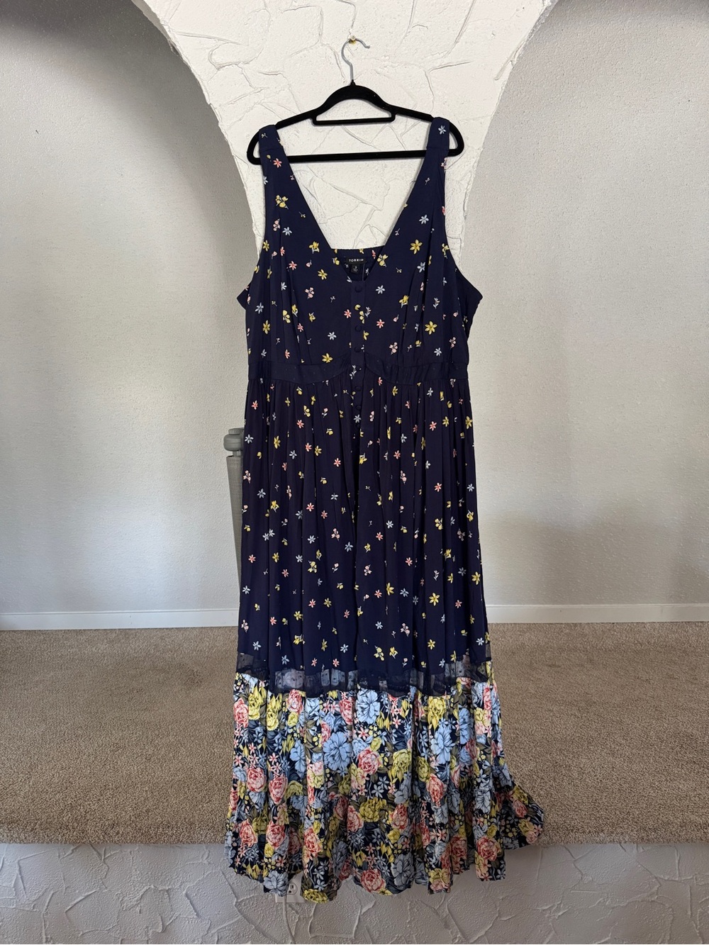 Floral Torrid maxi dress